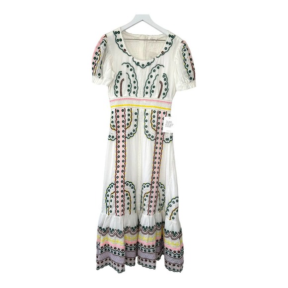 Bohme Dresses & Skirts - NWT Bohme Avalee Embroidered Eyelet Maxi Dress Size Small